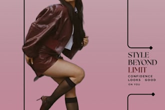 create luxury fashion ads, instagram posts and campaign designs