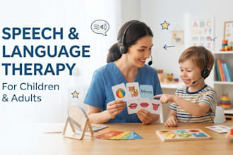 provide professional speech therapy for children and adults