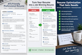 create an ats friendly professional resume