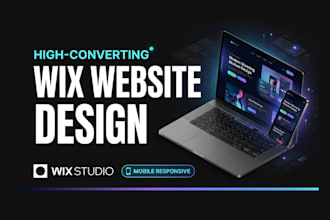 design wix website, redesign wix website, or wix maintenance and migration