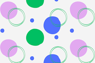 create seamless pattern design and vector pattern
