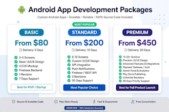 develop android app and design app icon for you