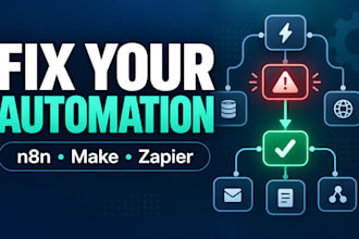 troubleshoot and fix your n8n make or zapier automation