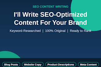 write SEO content for your brand