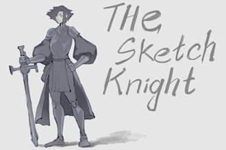 sketch your character design