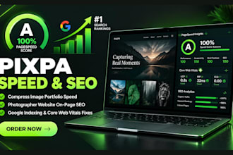 do premium basic seo, and image optimization for your pixpa portfolio website