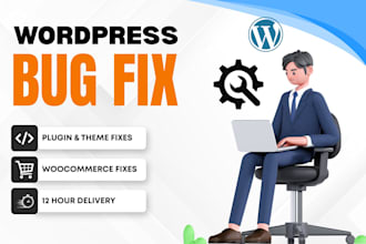 fix wordpress issues, errors, bugs or website problems