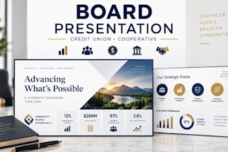 credit union board presentation, cooperative strategy deck for executive leaders