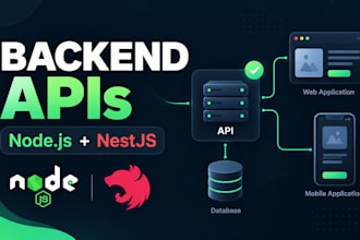 build scalable node js nestjs backend rest api