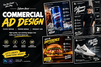 design commercial ad for your product