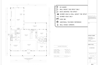 create stamped architectural permit drawings for city approval