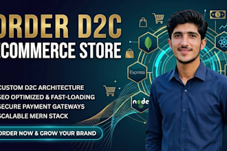 create a d2c ecommerce store