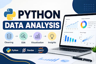 python data analysis, eda, data cleaning and visualization