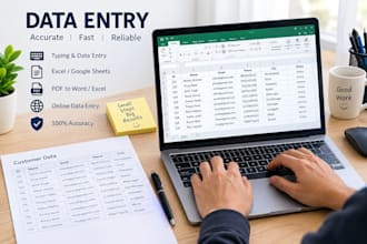 do presentation creation website creation data entry