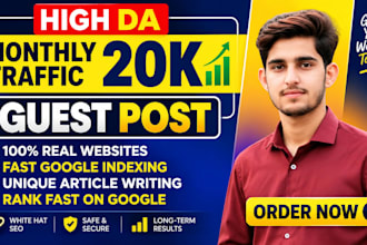 provide high authority guest posting backlinks