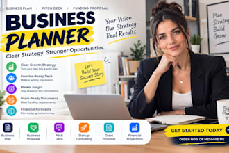 create business plan proposal pitch deck consultant startups sba analyst grants
