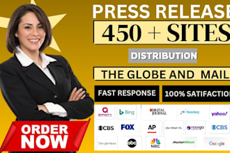 write SEO press release and distribute your press release with media submission