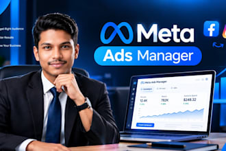 manage your meta  ads manager facebook and instagram ads