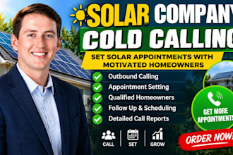 cold call for solar company set solar appointment with homeowners solar calling