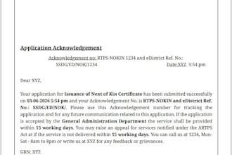 assist with assam online legal and government documentation applications
