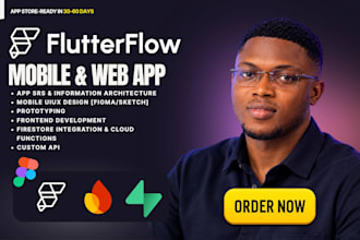 be your flutterflow mobile app developer, firebase, supabase, ai app development