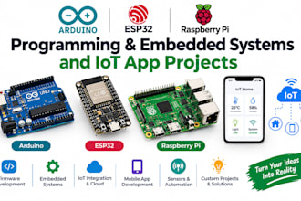 do arduino esp32 raspberry pi programming embedded systems and iot app projects