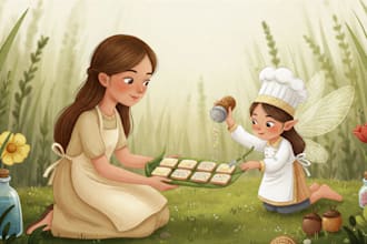 illustrate children story book illustrations and children book cover