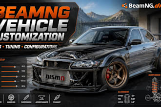 customize beamng drive vehicles with realistic mods, tuning and configurations
