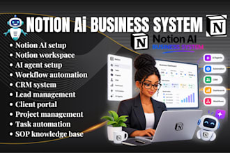 build notion ai automation, ai agents, workflows, dashboard, CRM business system