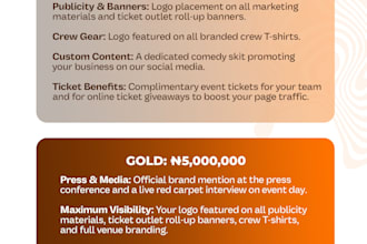 design your sponsorship or pitch deck