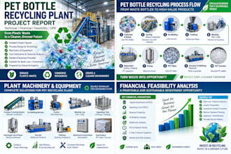 prepare a detailed pet bottle recycling plant project report