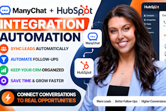 integrate manychat with hubspot CRM automation