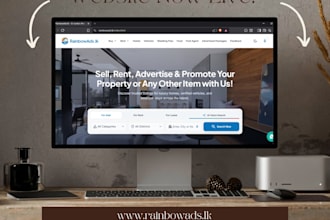 create a professional business website, or classified site
