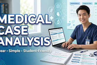 provide clear and simple medical case analysis for students