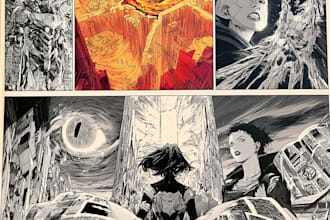 do anime manga comic book illustration manga artist manga page