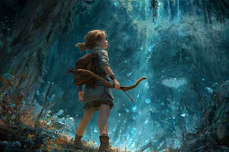 create fantasy concept art, creatures and characters design