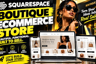 build a squarespace ecommerce store for your boutique