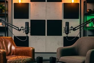 do  3d podcast studio design