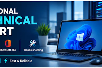 provide professional IT technical support, troubleshooting and remote assistance