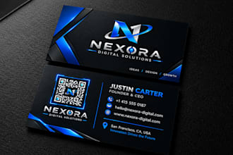 design a luxury business card