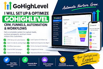 build gohighlevel snapshots, saas setup and agency automation