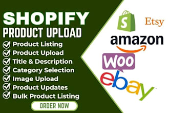 import export migrate upload products on shopify woocommerce  etsy ebay ecwid