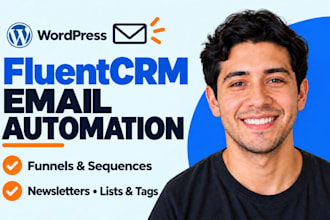 setup fluentcrm email automation funnels and sequences in wordpress