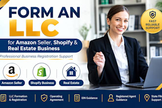 form llc for amazon seller shopify and real estate