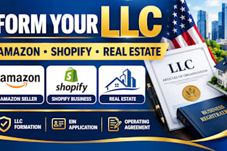 form llc for amazon seller shopify and real estate
