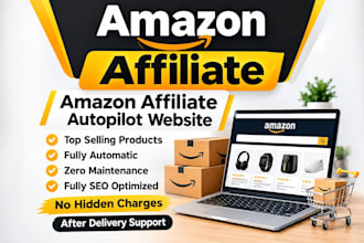 create an autopilot amazon affiliate website with autoblog for passive income