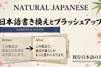 proofread ai translated japanese for natural japanese