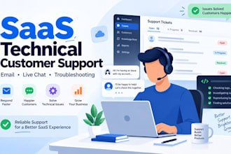 provide saas technical customer support and troubleshooting