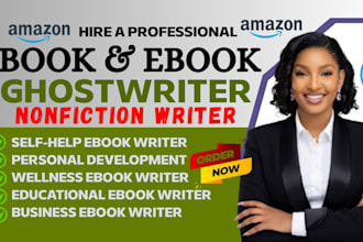 ghostwrite self improvement, personal growth or educational ebook nonfiction