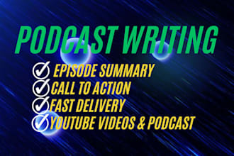 create powerful podcast scripts fast